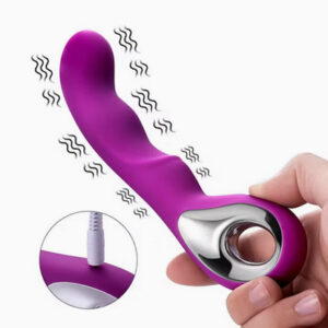 Vibrador de Silicona  Estimulador de Punto G y Vaginal  COS080